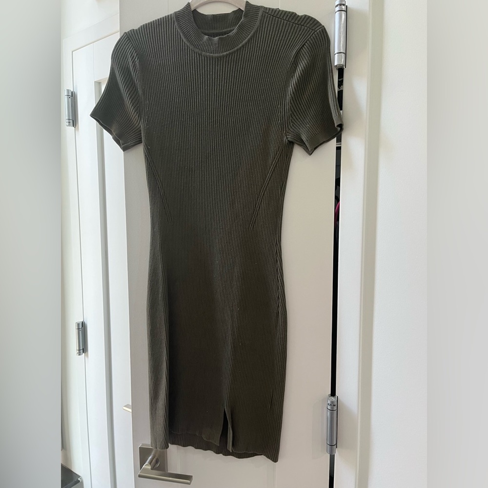 Abercrombie Forest Green Sweater Dress